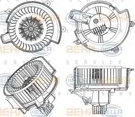 Ventilator, habitaclu