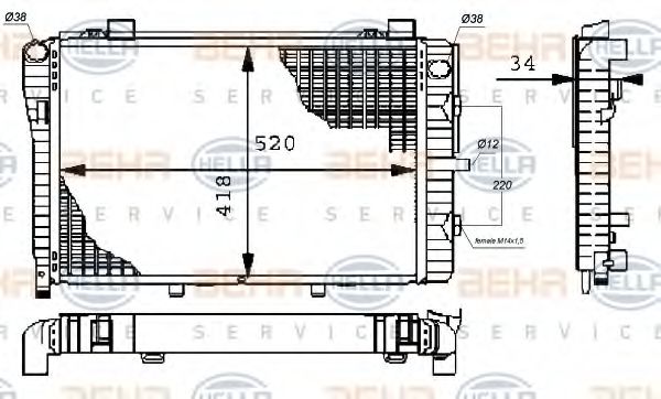 Radiator, racire motor