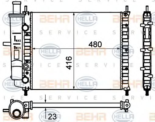 Radiator, racire motor