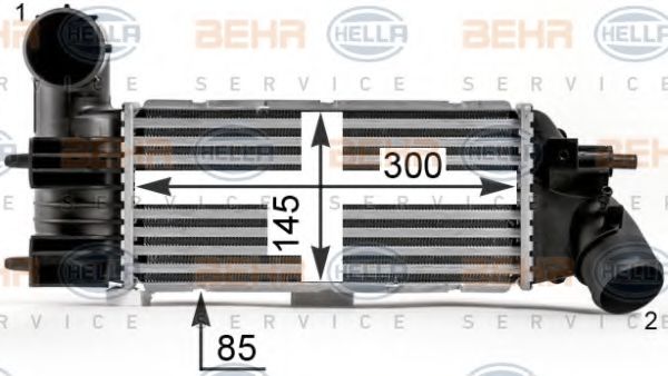 Intercooler, compresor