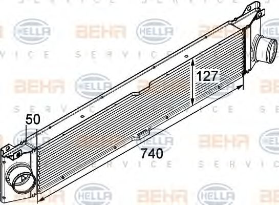 Intercooler, compresor