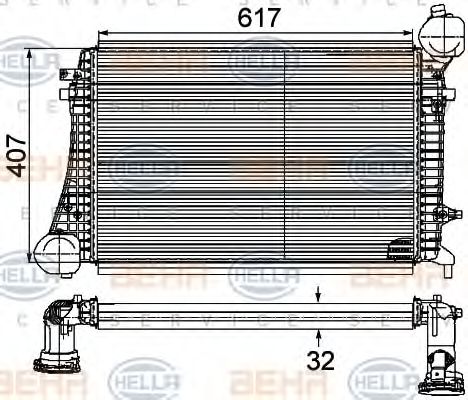 Intercooler, compresor