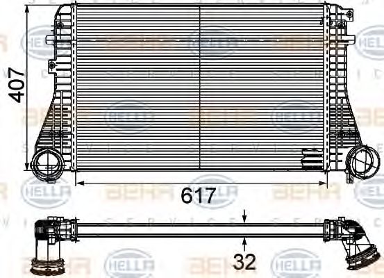 Intercooler, compresor