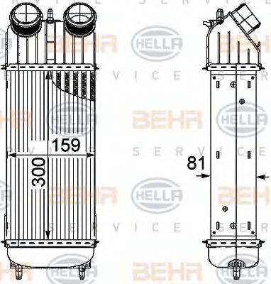 Intercooler, compresor