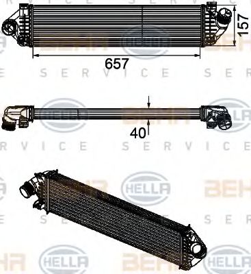 Intercooler, compresor