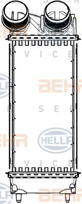 8ML 376 777-351 Intercooler, compresor BEHR HELLA SERVICE 