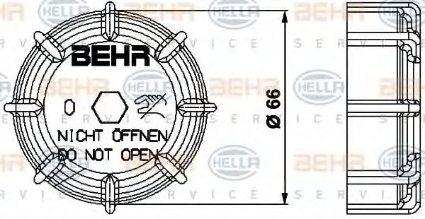 8MY 376 737-031 buson,vas expansiune BEHR HELLA SERVICE 
