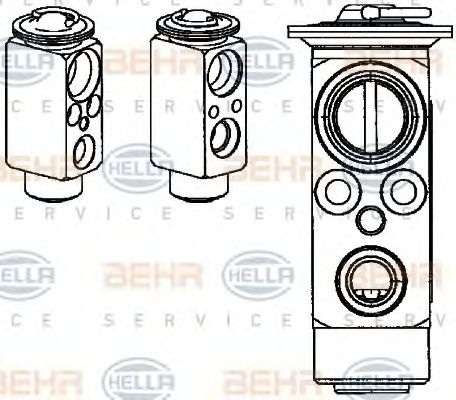 8UW 351 234-391 Supapa expansiune, clima BEHR HELLA SERVICE 