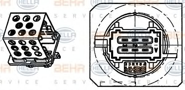 Rezistor, ventilator habitaclu