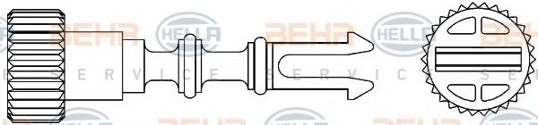 9NS 376 747-041 Surub, buson radiator BEHR HELLA SERVICE 