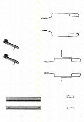 Set accesorii, placute frana