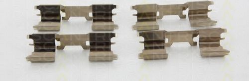 Set accesorii, placute frana