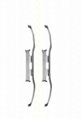 8105 101606 Set accesorii, placute frana TRISCAN 