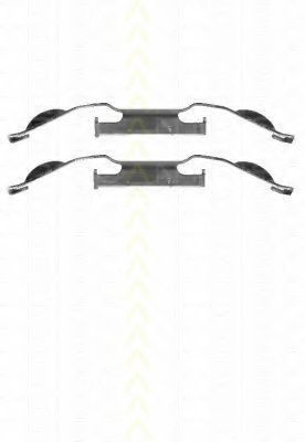 8105 101611 Set accesorii, placute frana TRISCAN 