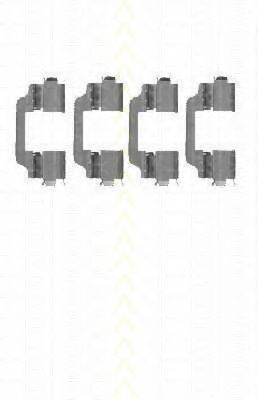 Set accesorii, placute frana