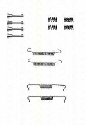8105 102602 set accesorii, saboti frana parcare TRISCAN 