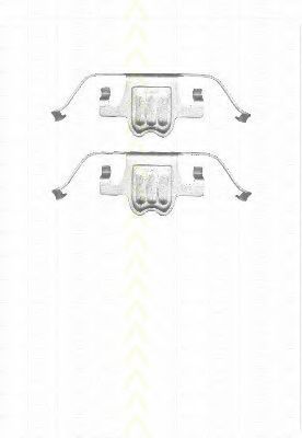 8105 111618 Set accesorii, placute frana TRISCAN 
