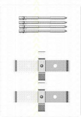 Set accesorii, placute frana