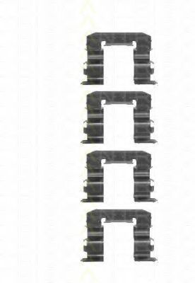 Set accesorii, placute frana