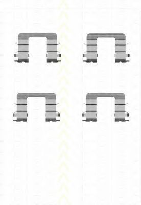 Set accesorii, placute frana