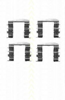 Set accesorii, placute frana