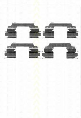 Set accesorii, placute frana