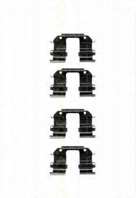8105 241603 Set accesorii, placute frana TRISCAN 