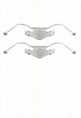 Set accesorii, placute frana