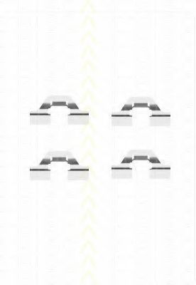 Set accesorii, placute frana