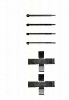 8105 291493 Set accesorii, placute frana TRISCAN 