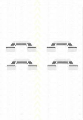 Set accesorii, placute frana