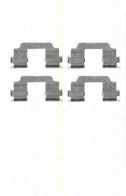 Set accesorii, placute frana