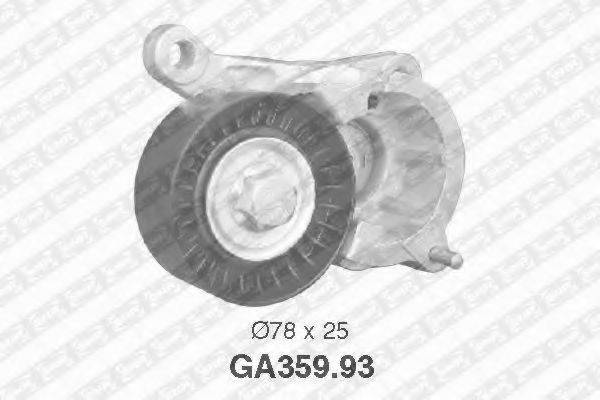 GA359.93 rola intinzator,curea transmisie SNR 
