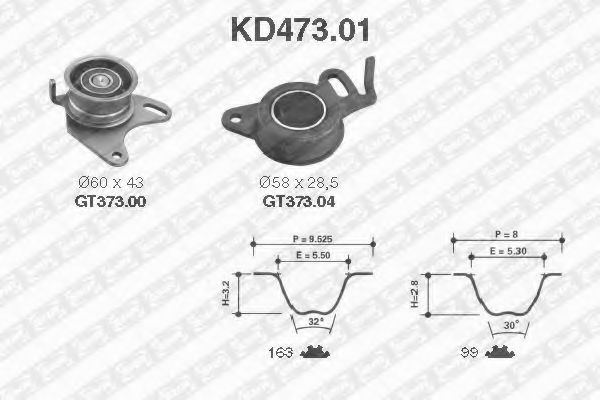 Set curea de distributie
