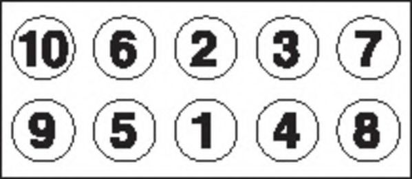 HBS055 Set surub, chiulasa PAYEN 