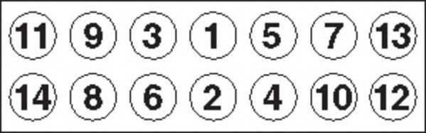 HBS152 Set surub, chiulasa PAYEN 