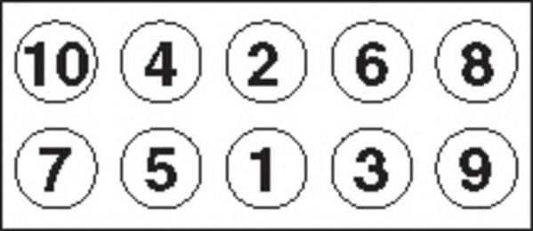 HBS284 Set surub, chiulasa PAYEN 