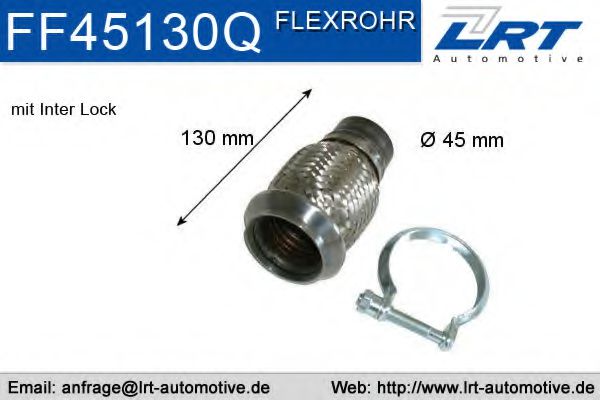 FF45130Q Teava reparatie, catalizator LRT 