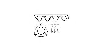 82 14 1861 Set montare, catalizator HJS 