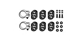 82 14 2777 Set montare, sistem de esapament HJS 