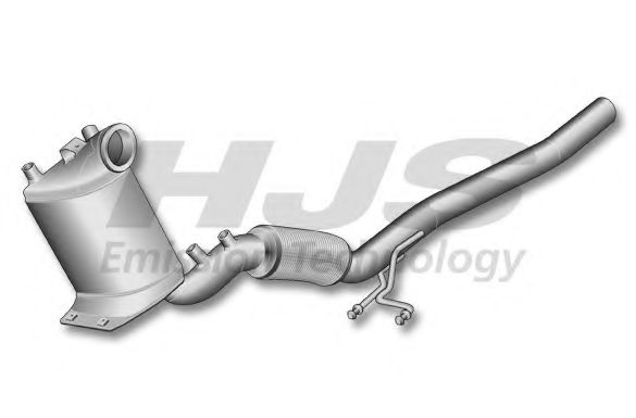93 11 5013 Filtru funingine/particule, sist.de esapament HJS 