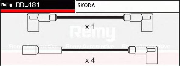 DRL481 Set cablaj aprinder DELCO REMY 