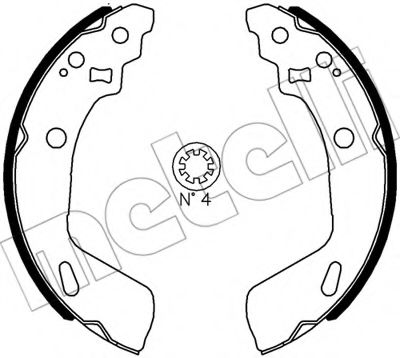 53-0633 Set saboti frana METELLI 
