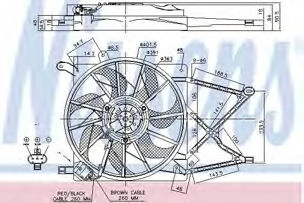 Ventilator, radiator