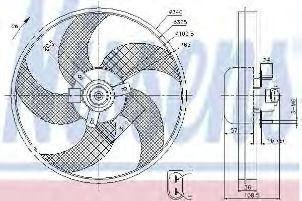 Ventilator, radiator