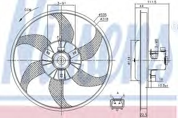 Ventilator, radiator