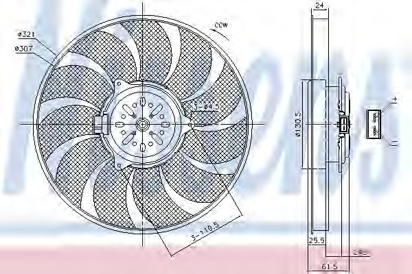 Ventilator, radiator