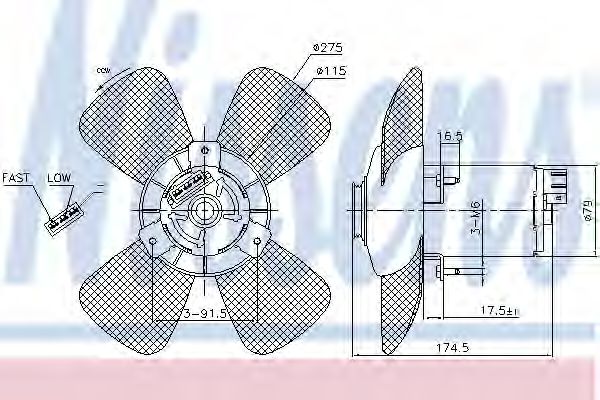 Ventilator, radiator