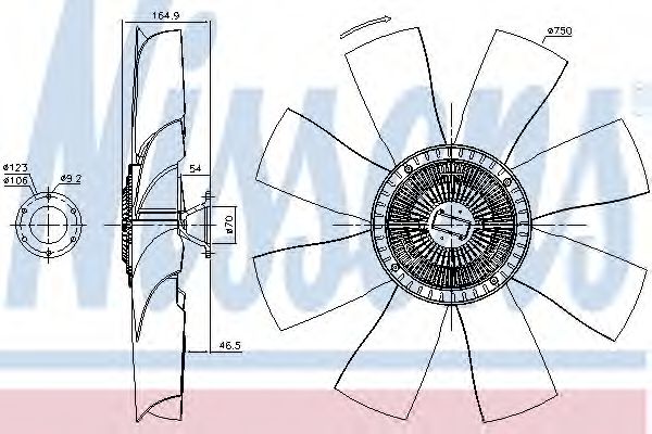 Ventilator, radiator