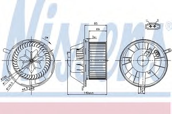 Ventilator, habitaclu